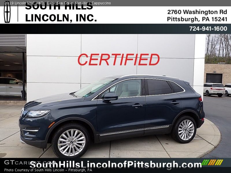 Baltic Sea Green Metallic / Cappuccino 2019 Lincoln MKC AWD