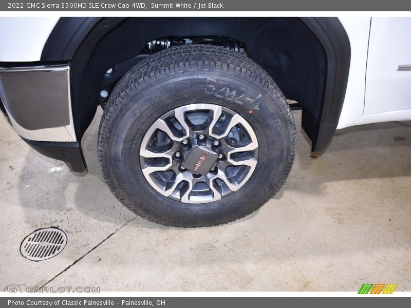 Summit White / Jet Black 2022 GMC Sierra 3500HD SLE Crew Cab 4WD
