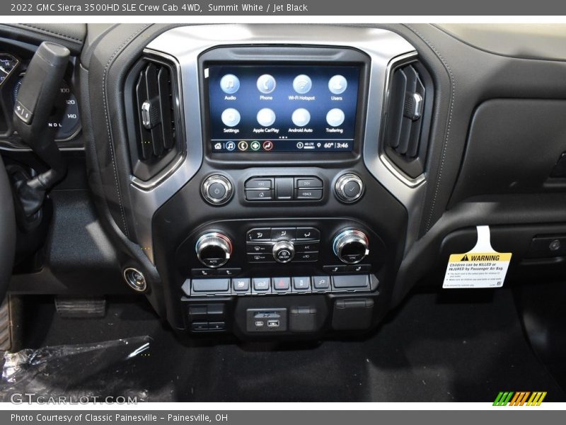 Summit White / Jet Black 2022 GMC Sierra 3500HD SLE Crew Cab 4WD