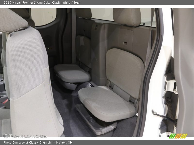 Glacier White / Steel 2019 Nissan Frontier S King Cab