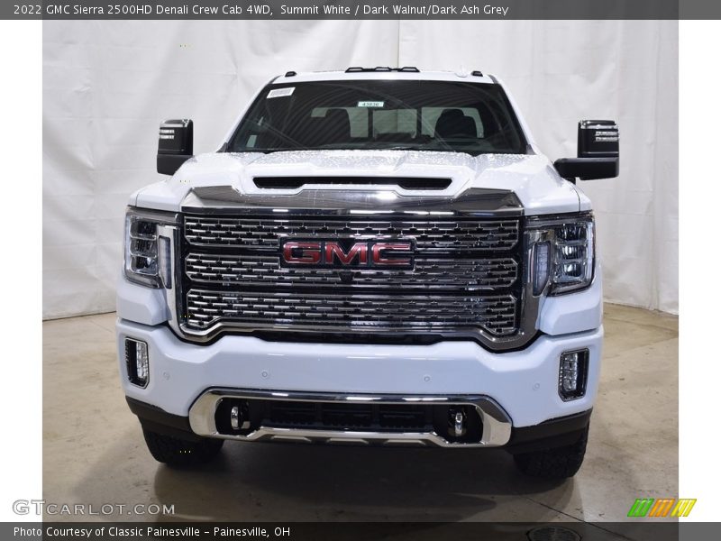 Summit White / Dark Walnut/Dark Ash Grey 2022 GMC Sierra 2500HD Denali Crew Cab 4WD