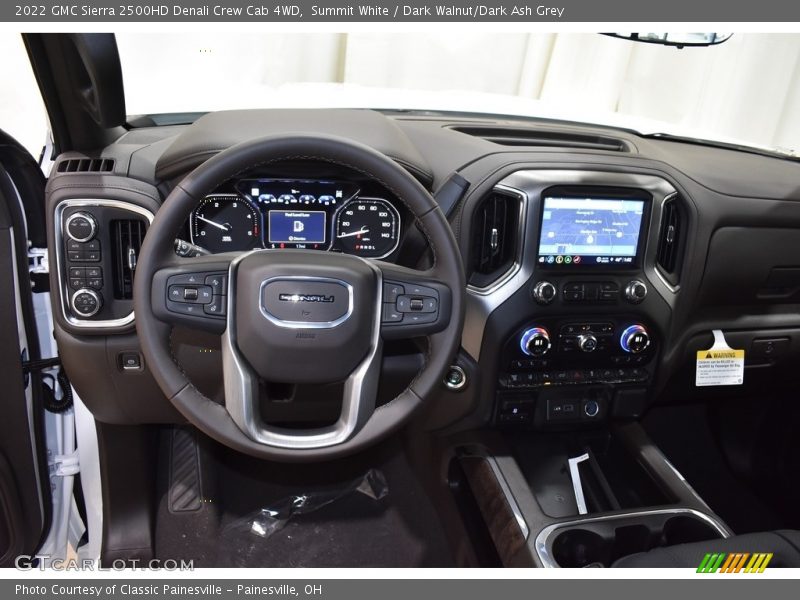Summit White / Dark Walnut/Dark Ash Grey 2022 GMC Sierra 2500HD Denali Crew Cab 4WD