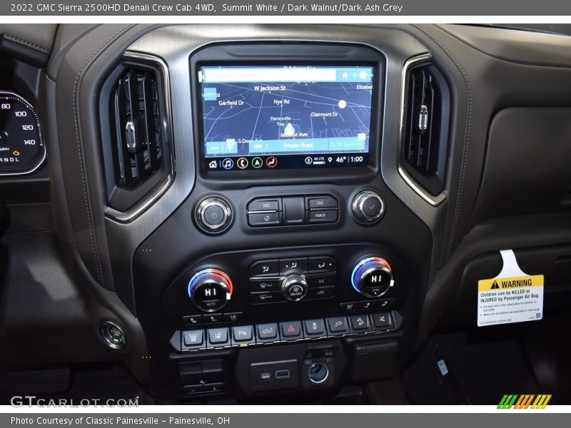 Summit White / Dark Walnut/Dark Ash Grey 2022 GMC Sierra 2500HD Denali Crew Cab 4WD