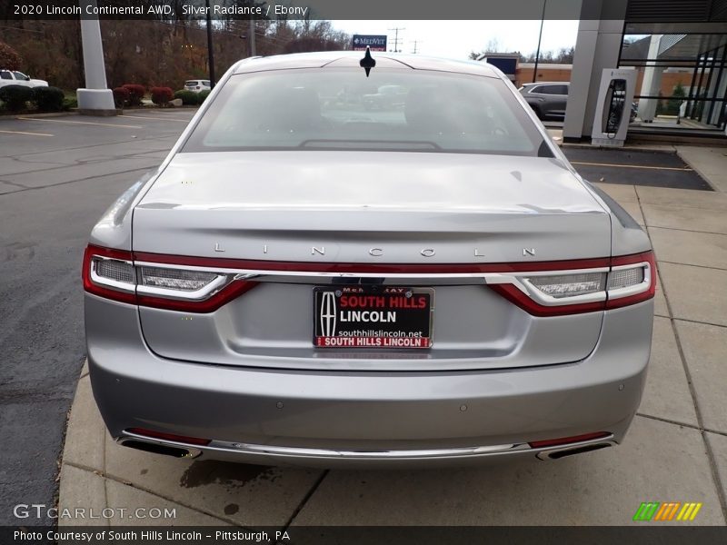 Silver Radiance / Ebony 2020 Lincoln Continental AWD