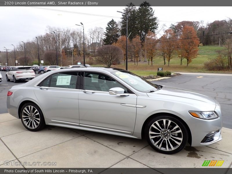 Silver Radiance / Ebony 2020 Lincoln Continental AWD