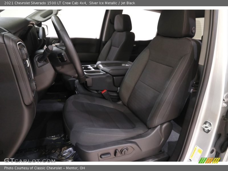 Silver Ice Metallic / Jet Black 2021 Chevrolet Silverado 1500 LT Crew Cab 4x4