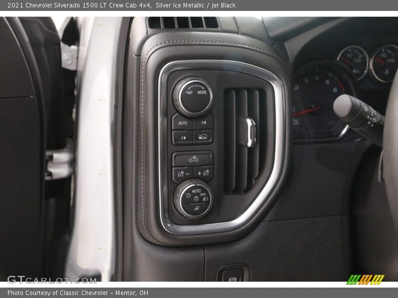 Silver Ice Metallic / Jet Black 2021 Chevrolet Silverado 1500 LT Crew Cab 4x4