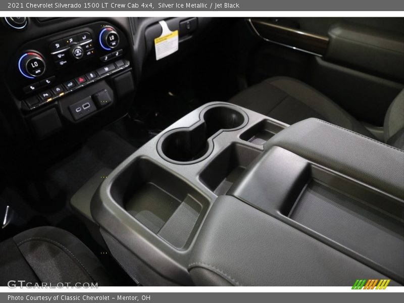 Silver Ice Metallic / Jet Black 2021 Chevrolet Silverado 1500 LT Crew Cab 4x4