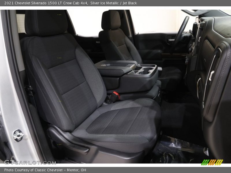 Silver Ice Metallic / Jet Black 2021 Chevrolet Silverado 1500 LT Crew Cab 4x4