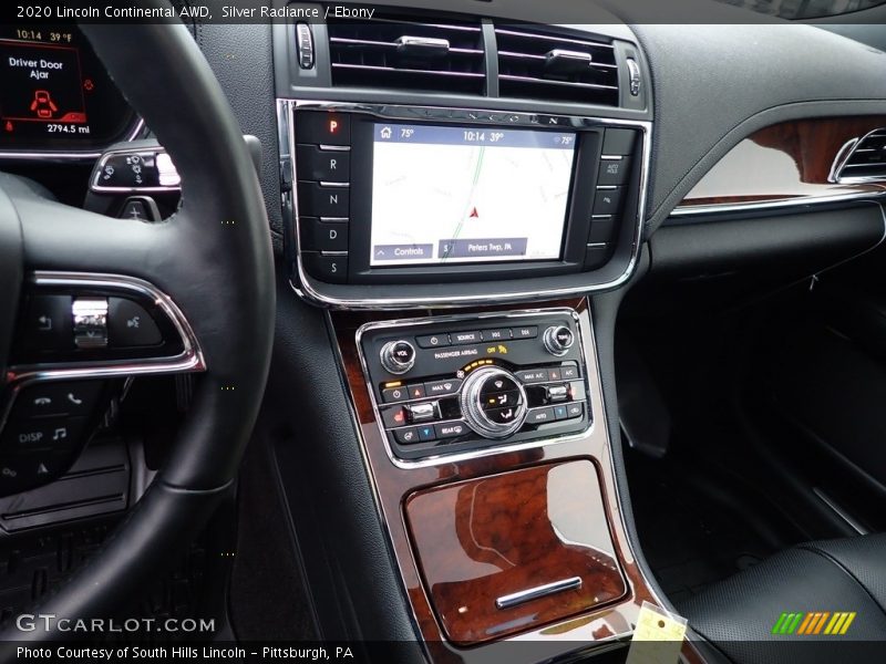 Silver Radiance / Ebony 2020 Lincoln Continental AWD