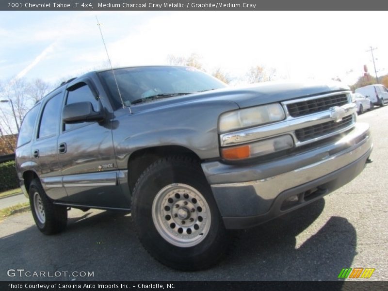 Medium Charcoal Gray Metallic / Graphite/Medium Gray 2001 Chevrolet Tahoe LT 4x4