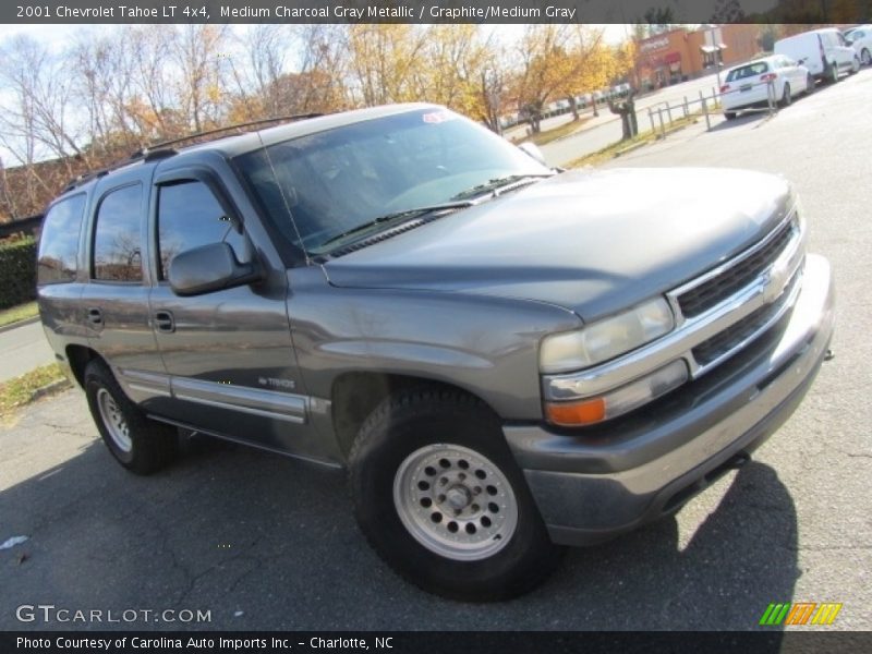 Medium Charcoal Gray Metallic / Graphite/Medium Gray 2001 Chevrolet Tahoe LT 4x4