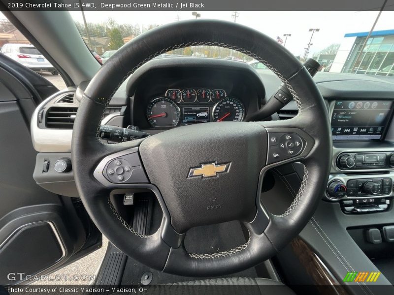 Deepwood Green Metallic / Jet Black 2019 Chevrolet Tahoe LS 4WD