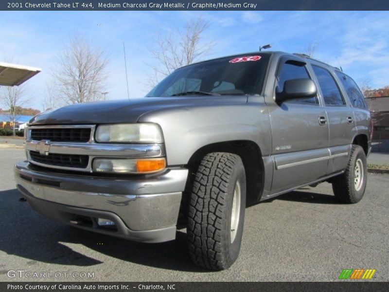 Medium Charcoal Gray Metallic / Graphite/Medium Gray 2001 Chevrolet Tahoe LT 4x4