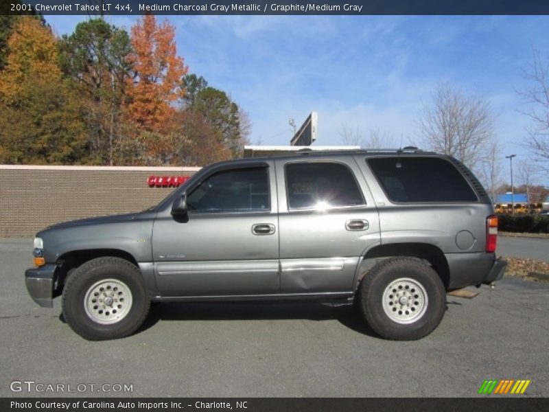 Medium Charcoal Gray Metallic / Graphite/Medium Gray 2001 Chevrolet Tahoe LT 4x4