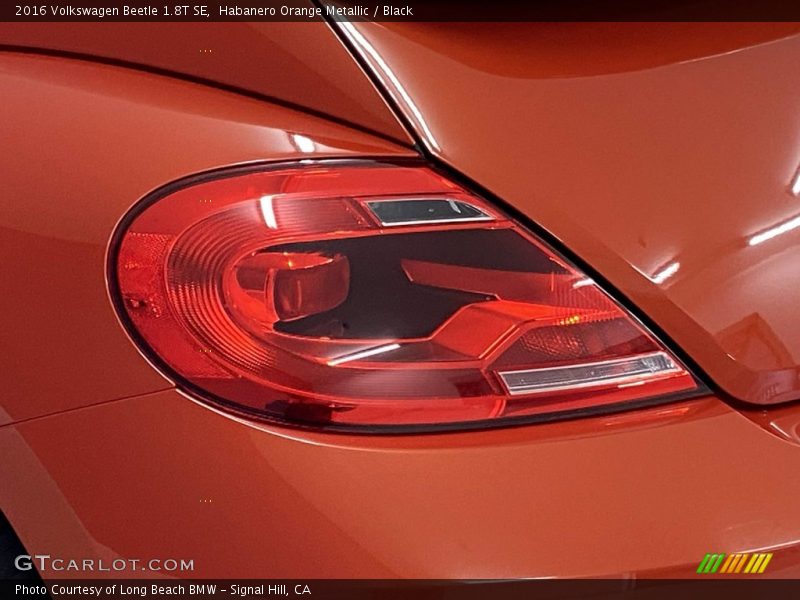Habanero Orange Metallic / Black 2016 Volkswagen Beetle 1.8T SE