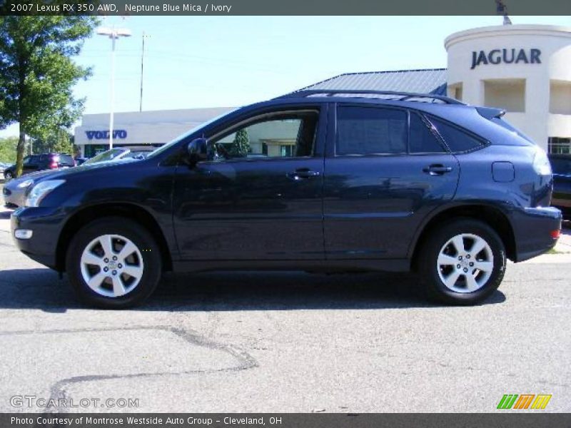 Neptune Blue Mica / Ivory 2007 Lexus RX 350 AWD