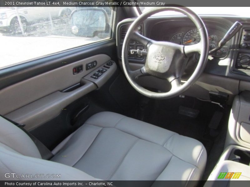Medium Charcoal Gray Metallic / Graphite/Medium Gray 2001 Chevrolet Tahoe LT 4x4