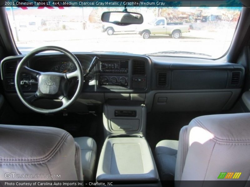 Medium Charcoal Gray Metallic / Graphite/Medium Gray 2001 Chevrolet Tahoe LT 4x4