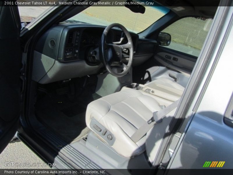 Medium Charcoal Gray Metallic / Graphite/Medium Gray 2001 Chevrolet Tahoe LT 4x4