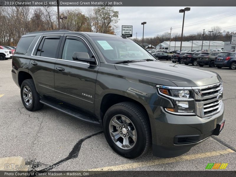 Deepwood Green Metallic / Jet Black 2019 Chevrolet Tahoe LS 4WD