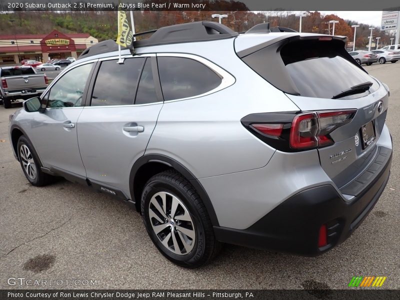Abyss Blue Pearl / Warm Ivory 2020 Subaru Outback 2.5i Premium