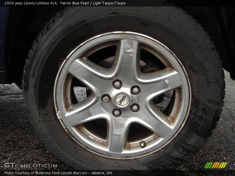 Patriot Blue Pearl / Light Taupe/Taupe 2004 Jeep Liberty Limited 4x4