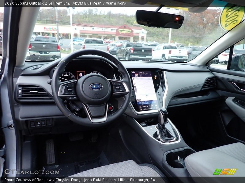 Abyss Blue Pearl / Warm Ivory 2020 Subaru Outback 2.5i Premium