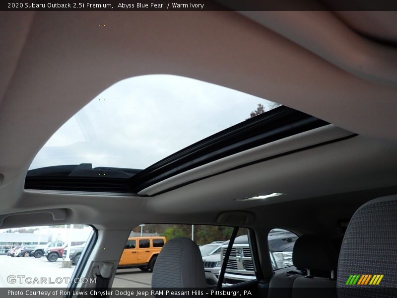 Abyss Blue Pearl / Warm Ivory 2020 Subaru Outback 2.5i Premium