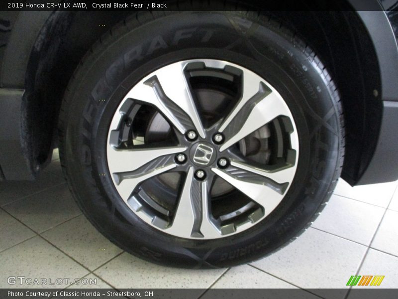 Crystal Black Pearl / Black 2019 Honda CR-V LX AWD