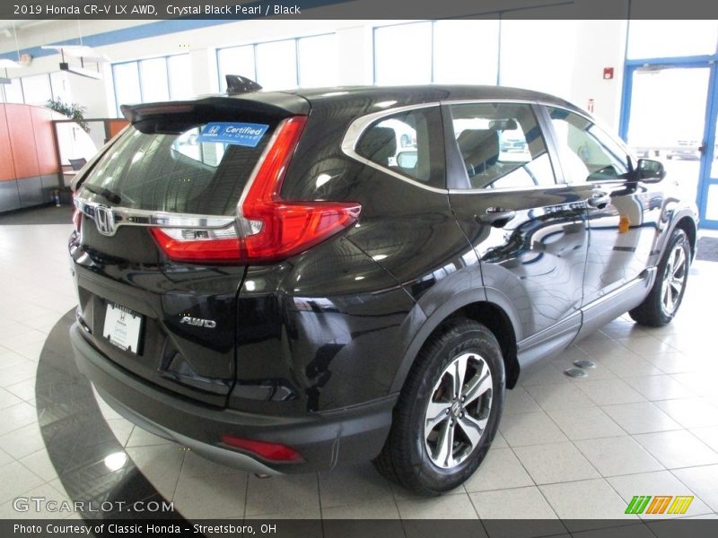 Crystal Black Pearl / Black 2019 Honda CR-V LX AWD