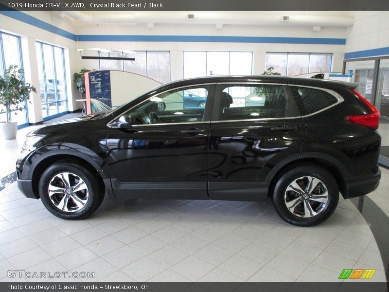 Crystal Black Pearl / Black 2019 Honda CR-V LX AWD