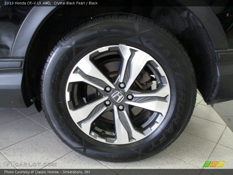Crystal Black Pearl / Black 2019 Honda CR-V LX AWD