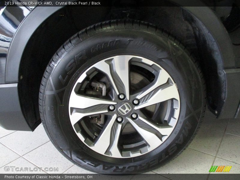 Crystal Black Pearl / Black 2019 Honda CR-V LX AWD