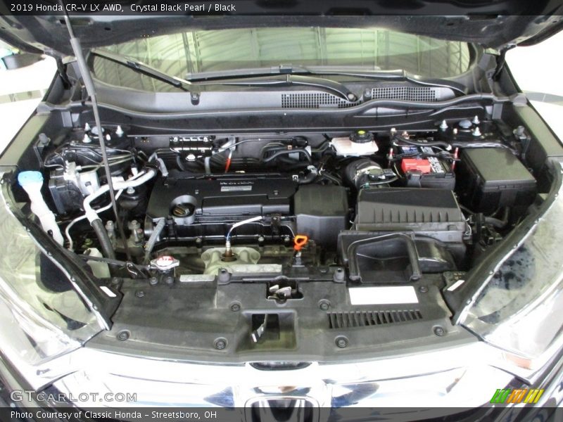 Crystal Black Pearl / Black 2019 Honda CR-V LX AWD