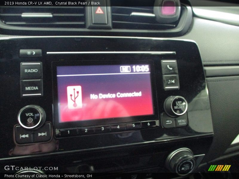 Crystal Black Pearl / Black 2019 Honda CR-V LX AWD