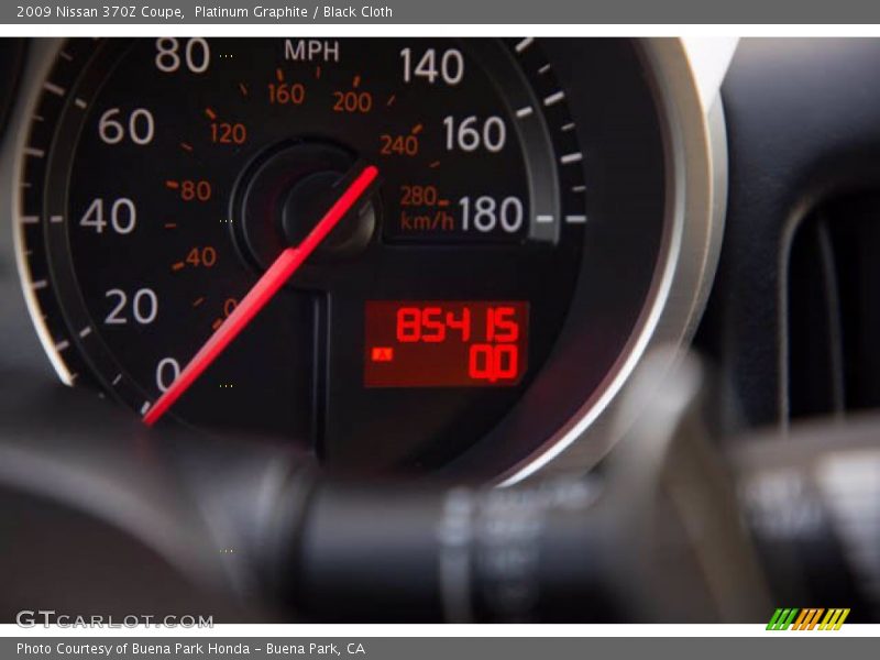 Platinum Graphite / Black Cloth 2009 Nissan 370Z Coupe