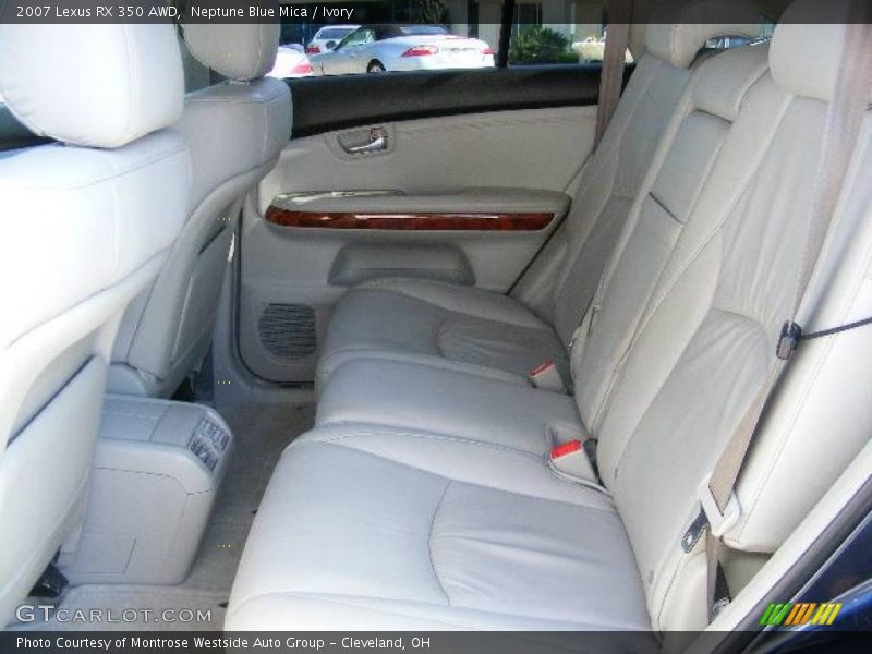 Neptune Blue Mica / Ivory 2007 Lexus RX 350 AWD