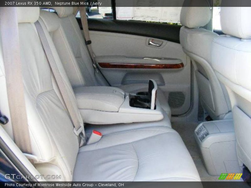 Neptune Blue Mica / Ivory 2007 Lexus RX 350 AWD