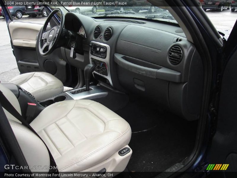 Patriot Blue Pearl / Light Taupe/Taupe 2004 Jeep Liberty Limited 4x4