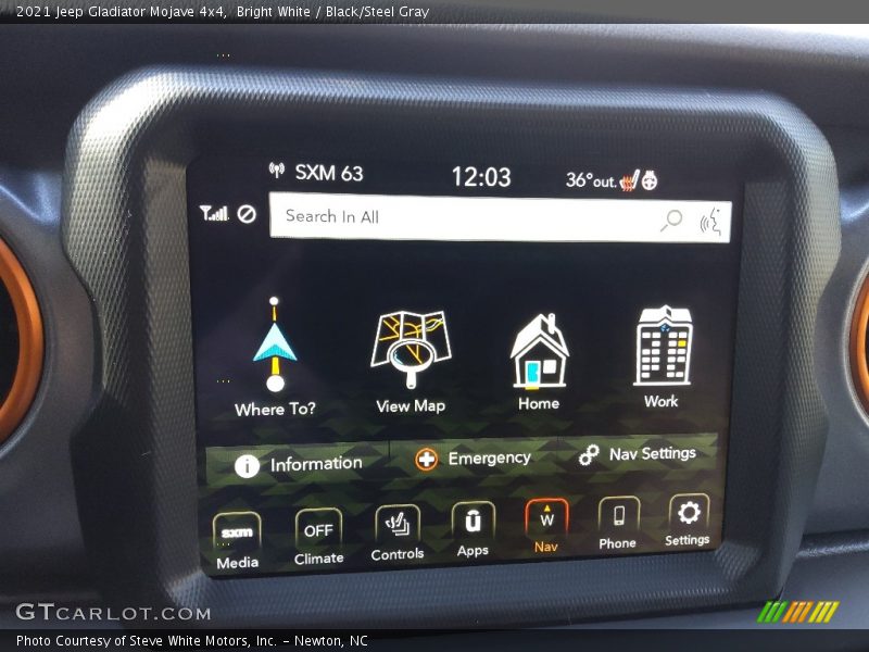 Bright White / Black/Steel Gray 2021 Jeep Gladiator Mojave 4x4