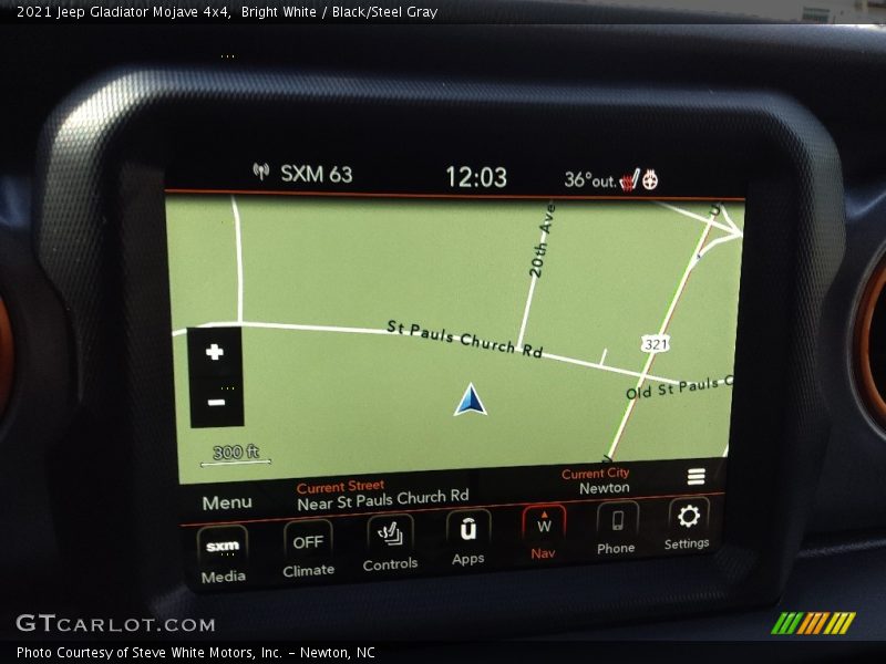 Bright White / Black/Steel Gray 2021 Jeep Gladiator Mojave 4x4