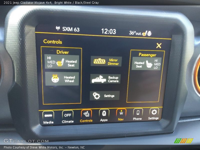 Bright White / Black/Steel Gray 2021 Jeep Gladiator Mojave 4x4