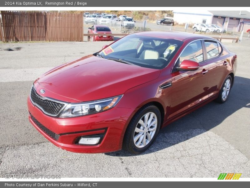 Remington Red / Beige 2014 Kia Optima LX