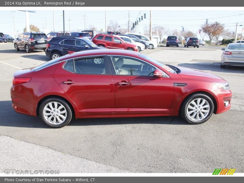 Remington Red / Beige 2014 Kia Optima LX