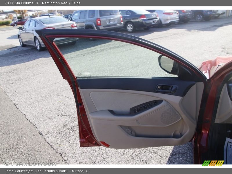 Remington Red / Beige 2014 Kia Optima LX