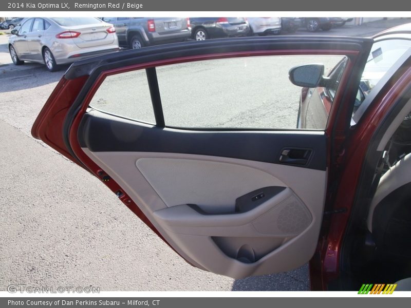 Remington Red / Beige 2014 Kia Optima LX