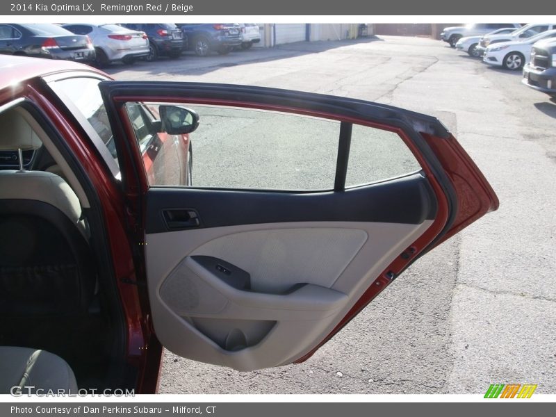 Remington Red / Beige 2014 Kia Optima LX