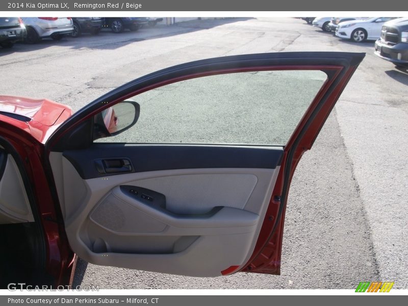 Remington Red / Beige 2014 Kia Optima LX
