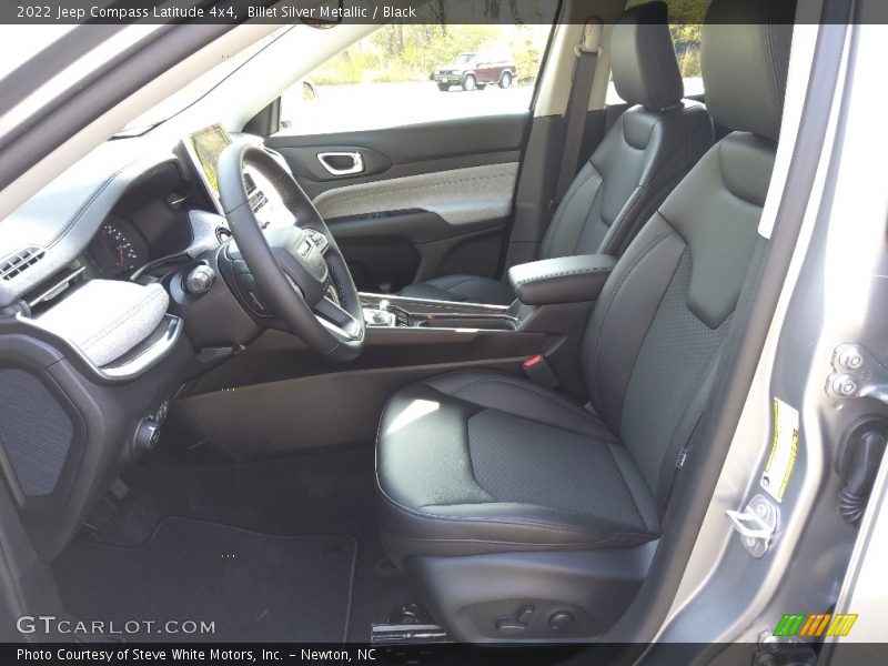Front Seat of 2022 Compass Latitude 4x4